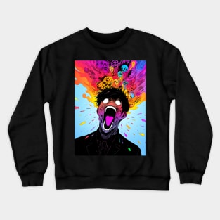 Unlock the Mysteries: Mesmerizing Psychic Anime Designs for Every Fan's Delight! Crewneck Sweatshirt